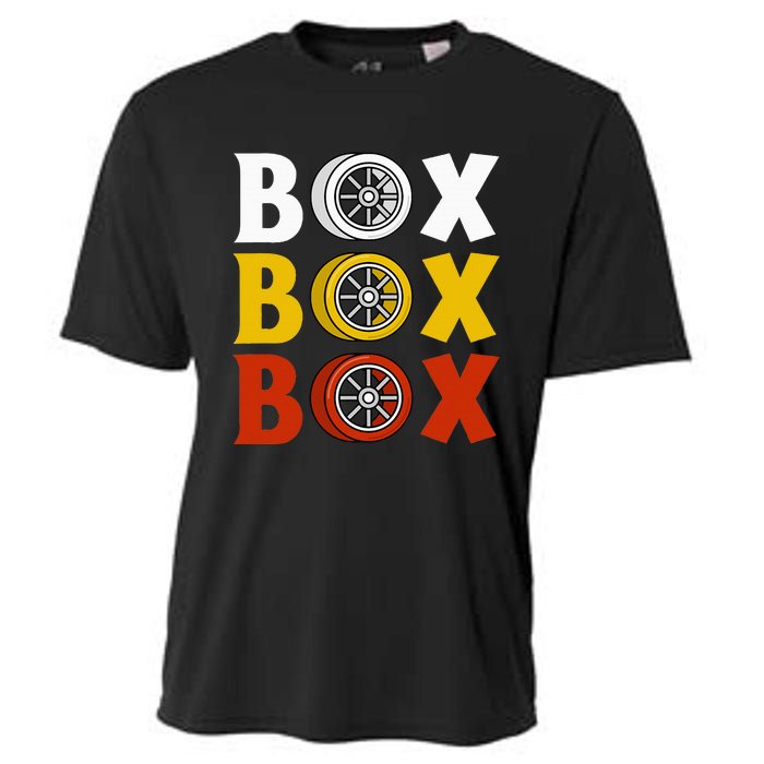 Box Box Box Formula Racing Radio Pit Box Box Box Cooling Performance Crew T-Shirt