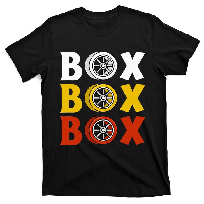 Box Box Box Formula Racing Radio Pit Box Box Box T-Shirt