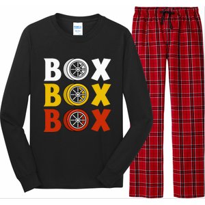 Box Box Box Formula Racing Radio Pit Box Box Box Long Sleeve Pajama Set