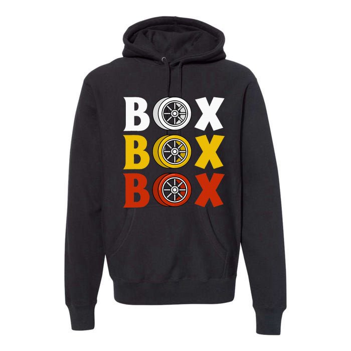 Box Box Box Formula Racing Radio Pit Box Box Box Premium Hoodie