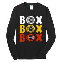 Box Box Box Formula Racing Radio Pit Box Box Box Tall Long Sleeve T-Shirt