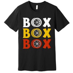 Box Box Box Formula Racing Radio Pit Box Box Box Premium T-Shirt