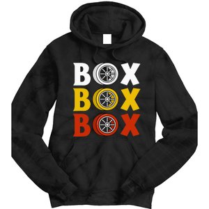 Box Box Box Formula Racing Radio Pit Box Box Box Tie Dye Hoodie