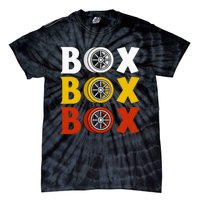 Box Box Box Formula Racing Radio Pit Box Box Box Tie-Dye T-Shirt