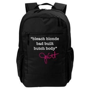 Bleach Blonde Bad Built Butch Body Jasmine Crockett Daily Commute Backpack