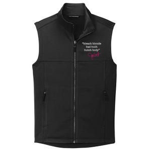 Bleach Blonde Bad Built Butch Body Jasmine Crockett Collective Smooth Fleece Vest