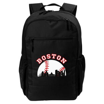 Boston Baseball Boston MA Cityscape BOS Skyline  Backpack