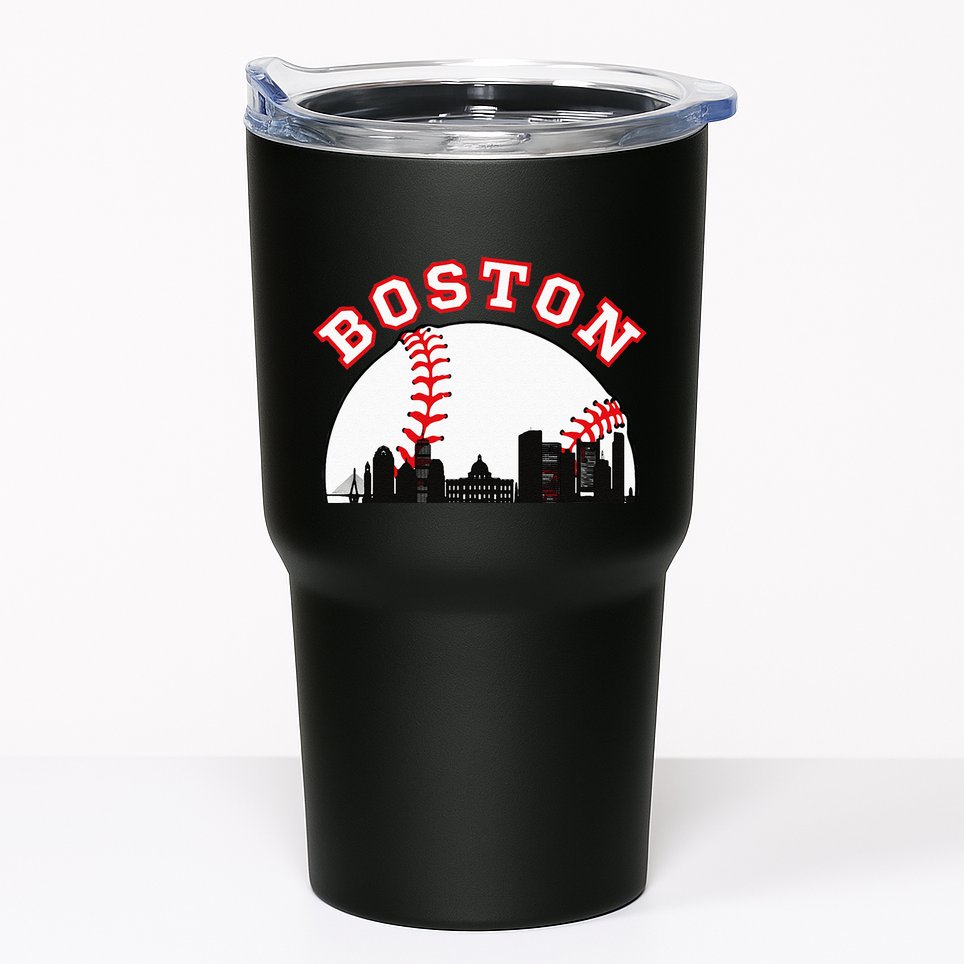 Boston Baseball Boston MA Cityscape BOS Skyline  Tumbler