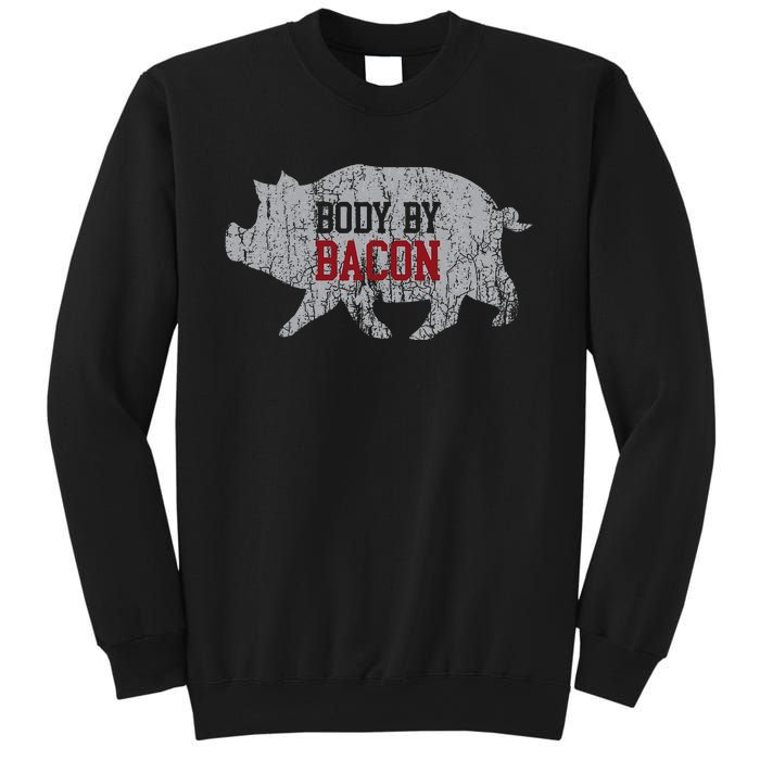 Body By Bacon Low Carb High Fat Ketogenic Diet Sweatshirt