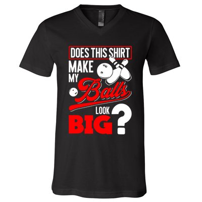 Bowling Balls V-Neck T-Shirt