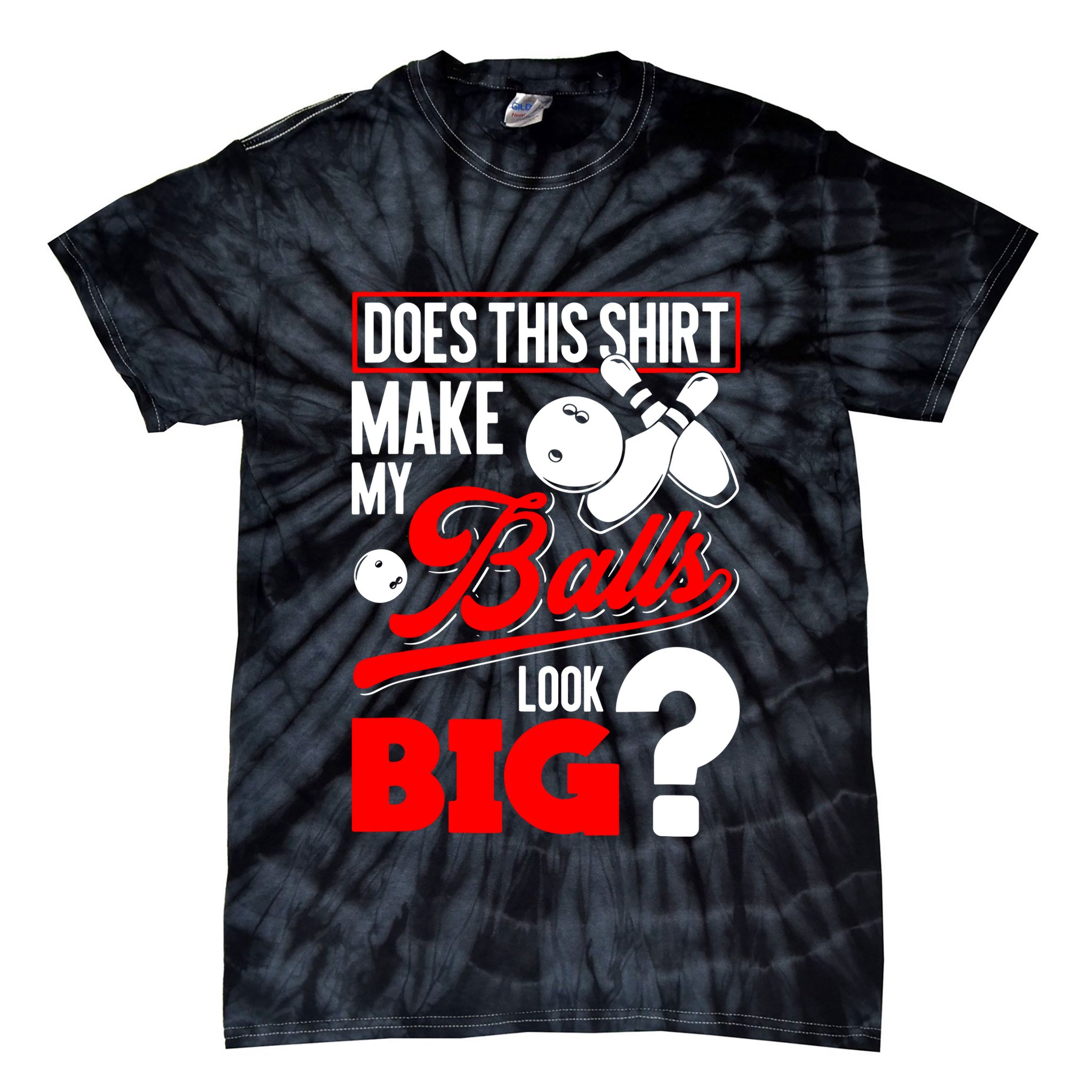 Bowling Balls Tie-Dye T-Shirt