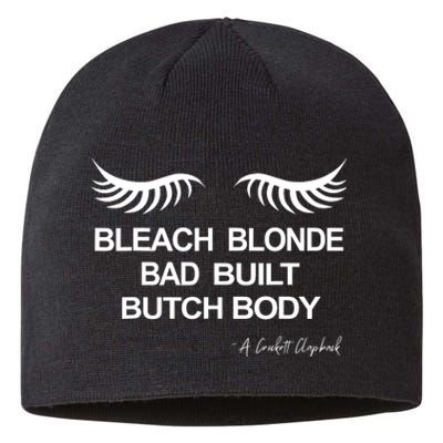 Bleach Blonde Bad Built Butch Body Sustainable Beanie