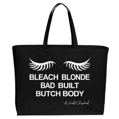 Bleach Blonde Bad Built Butch Body Cotton Canvas Jumbo Tote