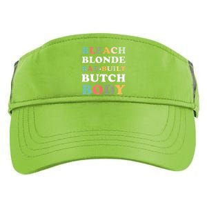 Bleach Blonde Bad Built Butch Body Adult Drive Performance Visor