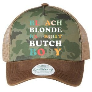 Bleach Blonde Bad Built Butch Body Legacy Tie Dye Trucker Hat