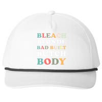 Bleach Blonde Bad Built Butch Body Snapback Five-Panel Rope Hat