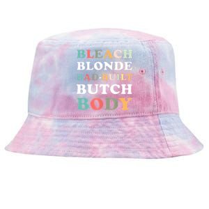 Bleach Blonde Bad Built Butch Body Tie-Dyed Bucket Hat