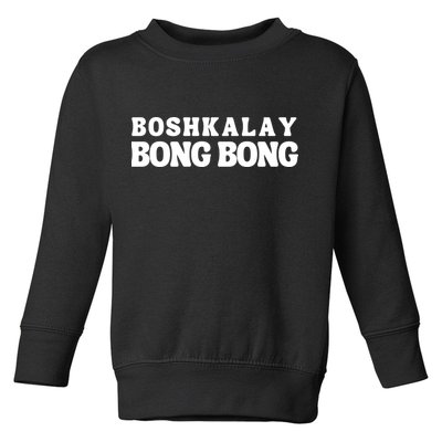 Boshkalay Bong Bong Groovy Toddler Sweatshirt