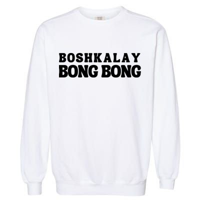 Boshkalay Bong Bong Groovy Garment-Dyed Sweatshirt