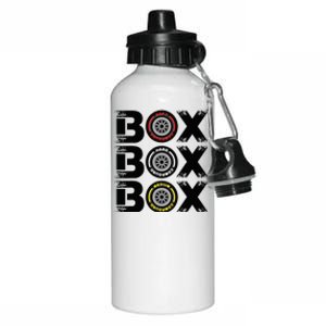 Box Box Box F1 Tyre Compound V2 Design Car Lover Aluminum Water Bottle