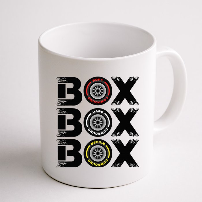 Box Box Box F1 Tyre Compound V2 Design Car Lover Coffee Mug