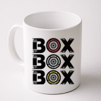 Box Box Box F1 Tyre Compound V2 Design Car Lover Coffee Mug