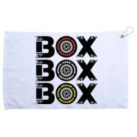 Box Box Box F1 Tyre Compound V2 Design Car Lover Grommeted Golf Towel