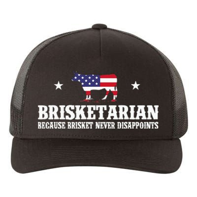 Brisketarian Because Brisket Never Disappoints BBQ Lover Yupoong Adult 5-Panel Trucker Hat