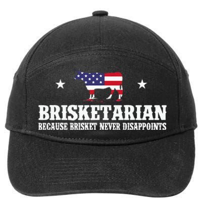 Brisketarian Because Brisket Never Disappoints BBQ Lover 7-Panel Snapback Hat