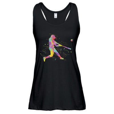 Baseball Boy Ladies Essential Flowy Tank