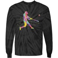 Baseball Boy Tie-Dye Long Sleeve Shirt