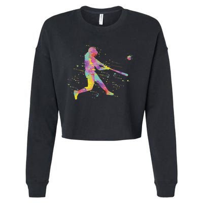 Baseball Boy Cropped Pullover Crew