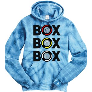 Box Box Box Racing Gift Race Car Driver Tie Dye Hoodie