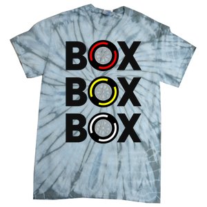 Box Box Box Racing Gift Race Car Driver Tie-Dye T-Shirt