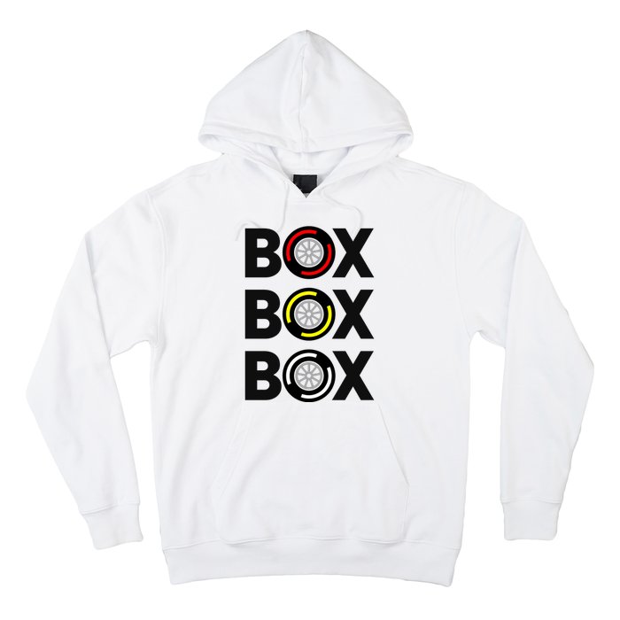 Box Box Box Racing Gift Race Car Driver Hoodie