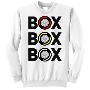 Box Box Box Racing Gift Race Car Driver Sweatshirt