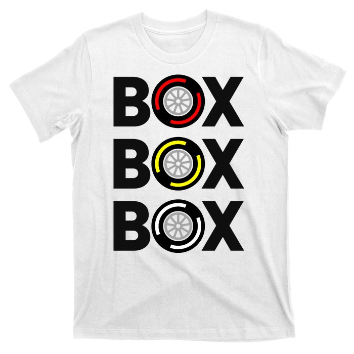 Box Box Box Racing Gift Race Car Driver T-Shirt