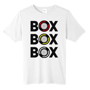 Box Box Box Racing Gift Race Car Driver Tall Fusion ChromaSoft Performance T-Shirt