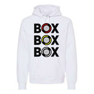 Box Box Box Racing Gift Race Car Driver Premium Hoodie