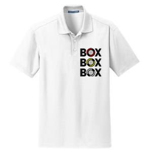 Box Box Box Racing Gift Race Car Driver Dry Zone Grid Polo