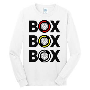 Box Box Box Racing Gift Race Car Driver Tall Long Sleeve T-Shirt