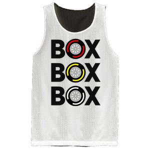 Box Box Box Racing Gift Race Car Driver Mesh Reversible Basketball Jersey Tank