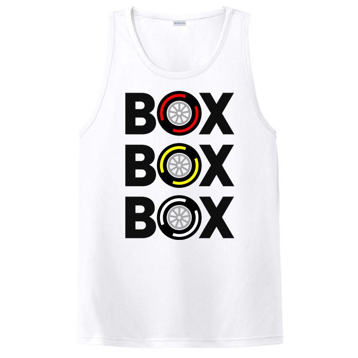 Box Box Box Racing Gift Race Car Driver PosiCharge Competitor Tank