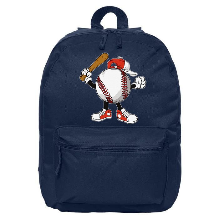 Baseball Boy 16 in Basic Backpack