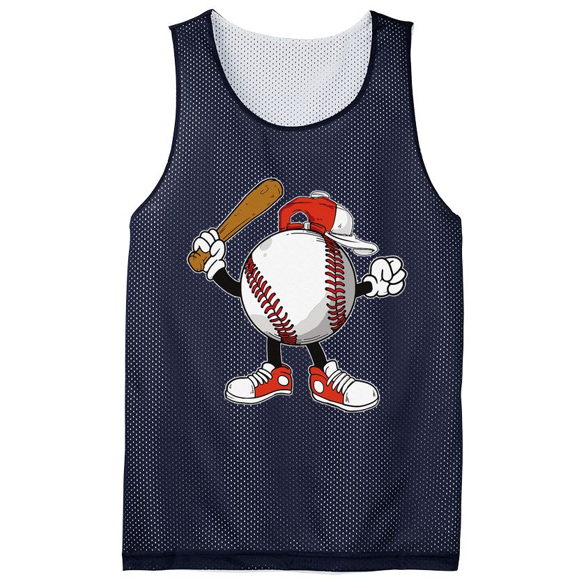 Baseball Boy Mesh Reversible Basketball Jersey Tank