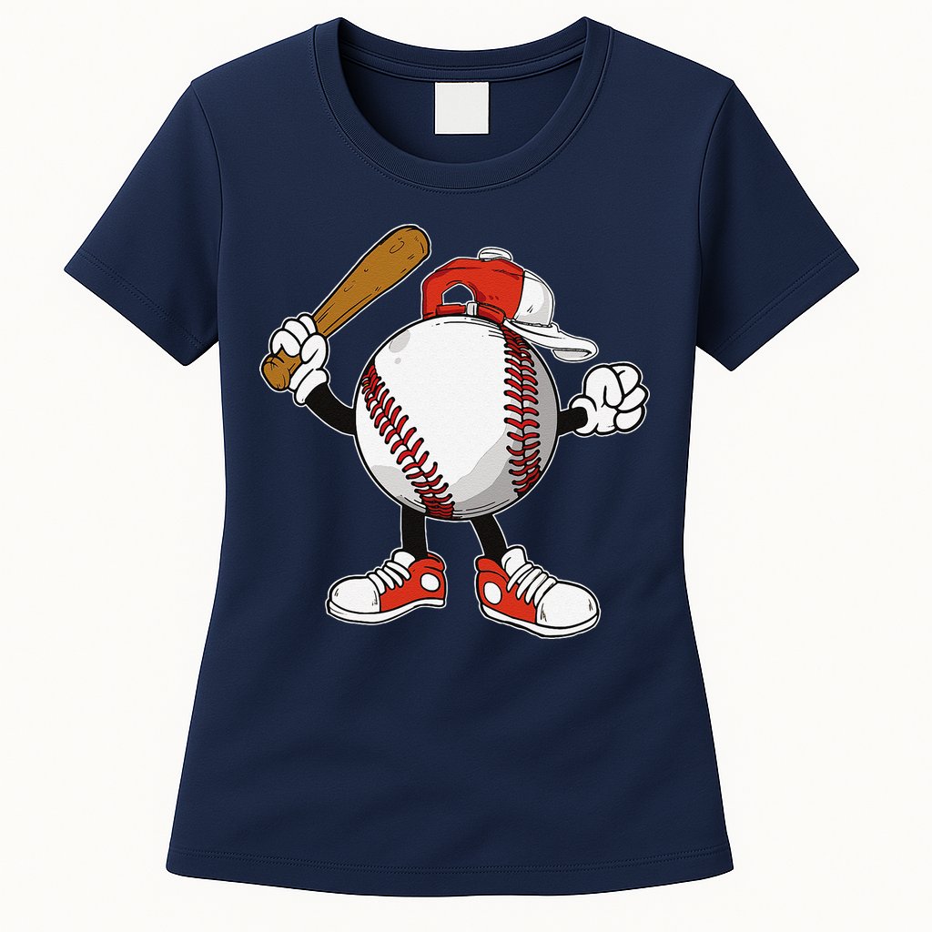 Baseball Boy Womens T-Shirt