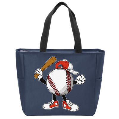 Baseball Boy Zip Tote Bag