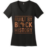 Built By Black History Women's V-Neck T-Shirt