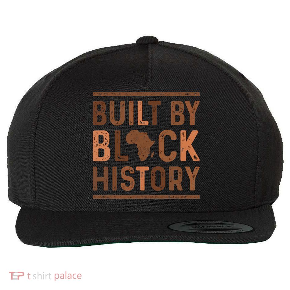 Built By Black History Wool Snapback Cap