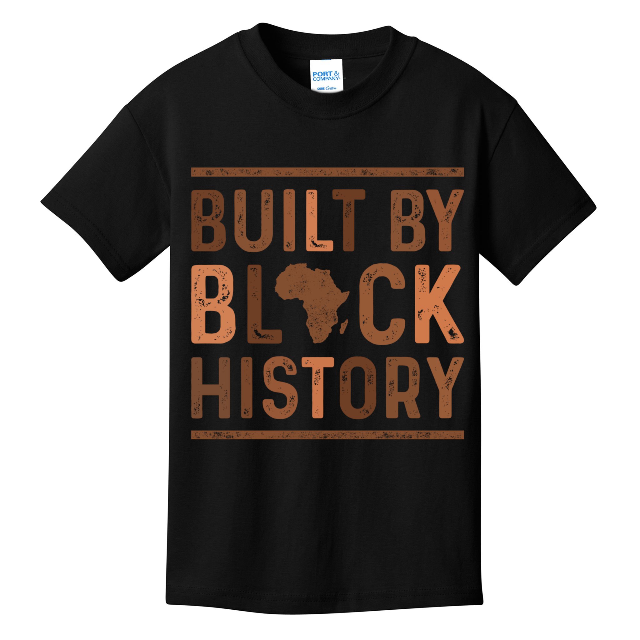 Built By Black History Kids T-Shirt